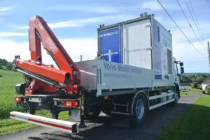 bildet viser Sveisebil_-Fassi-kran