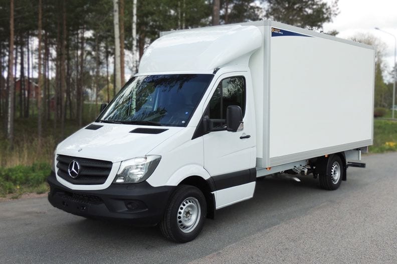 Mercedes sprinter med skap