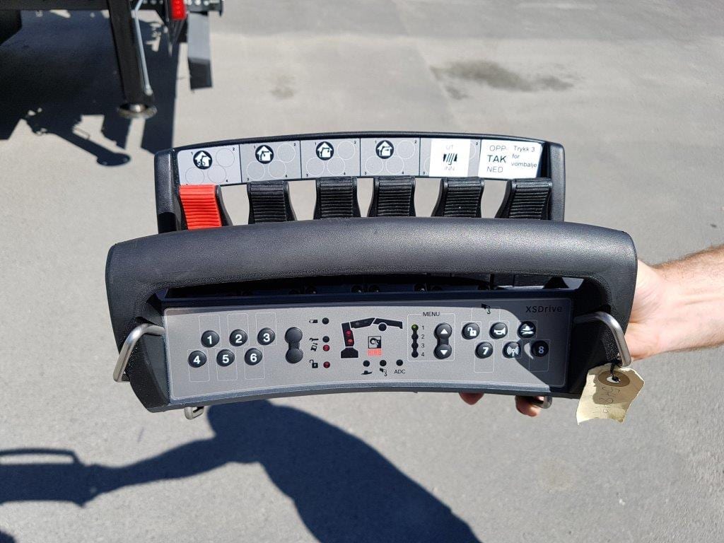 Hiab fjernkontroll, styrer alle funksjoner
