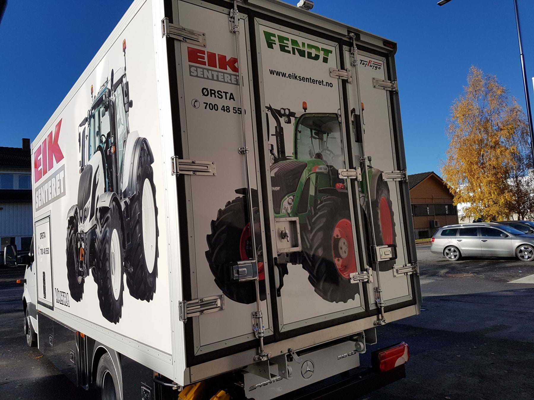 Servicevogn under 7meter- Venstre side bak